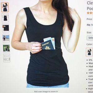 Clever Travel Companion Black Tank size XL